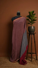 Candy Red Chanderi Saree