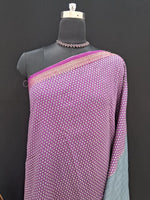 Elegant Purple Chanderi Saree 1