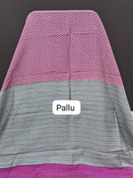 Elegant Purple Chanderi Saree pallu