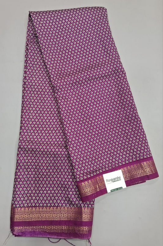 Purple Chanderi Saree