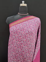 Elegant Grey Chanderi Saree 1