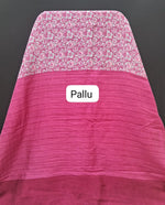 Elegant Grey Chanderi Saree pallu