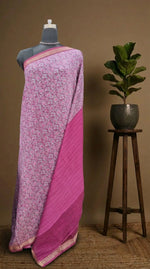 Elegant Grey Chanderi Saree
