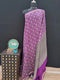 Purple Pure Chanderi Saree 