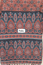 Red Chandheri Saree Pallu