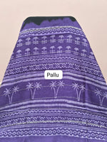 Timeless Black Chanderi Saree pallu
