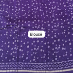 Timeless Black Chanderi Saree blouse