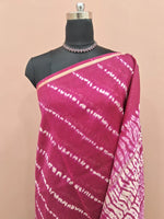 Radiant Rani Pink Chanderi 1