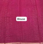 Radiant Rani Pink Chanderi Blouse