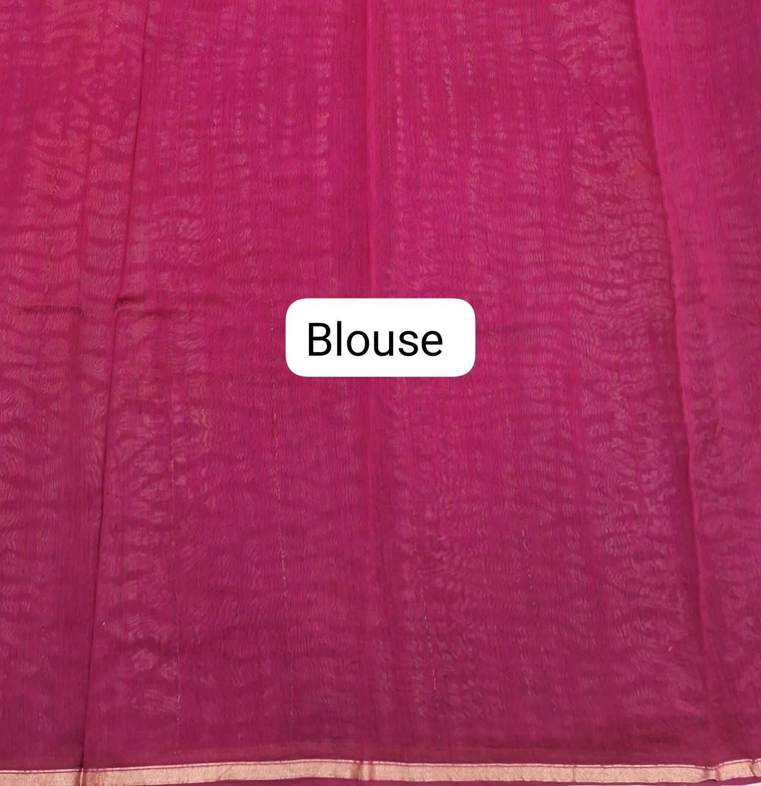 Radiant Rani Pink Chanderi Blouse