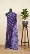 Dark Purple Chanderi Saree