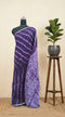 Dark Purple Chanderi Saree