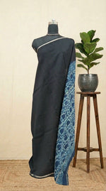 Elegant Black Chanderi Saree