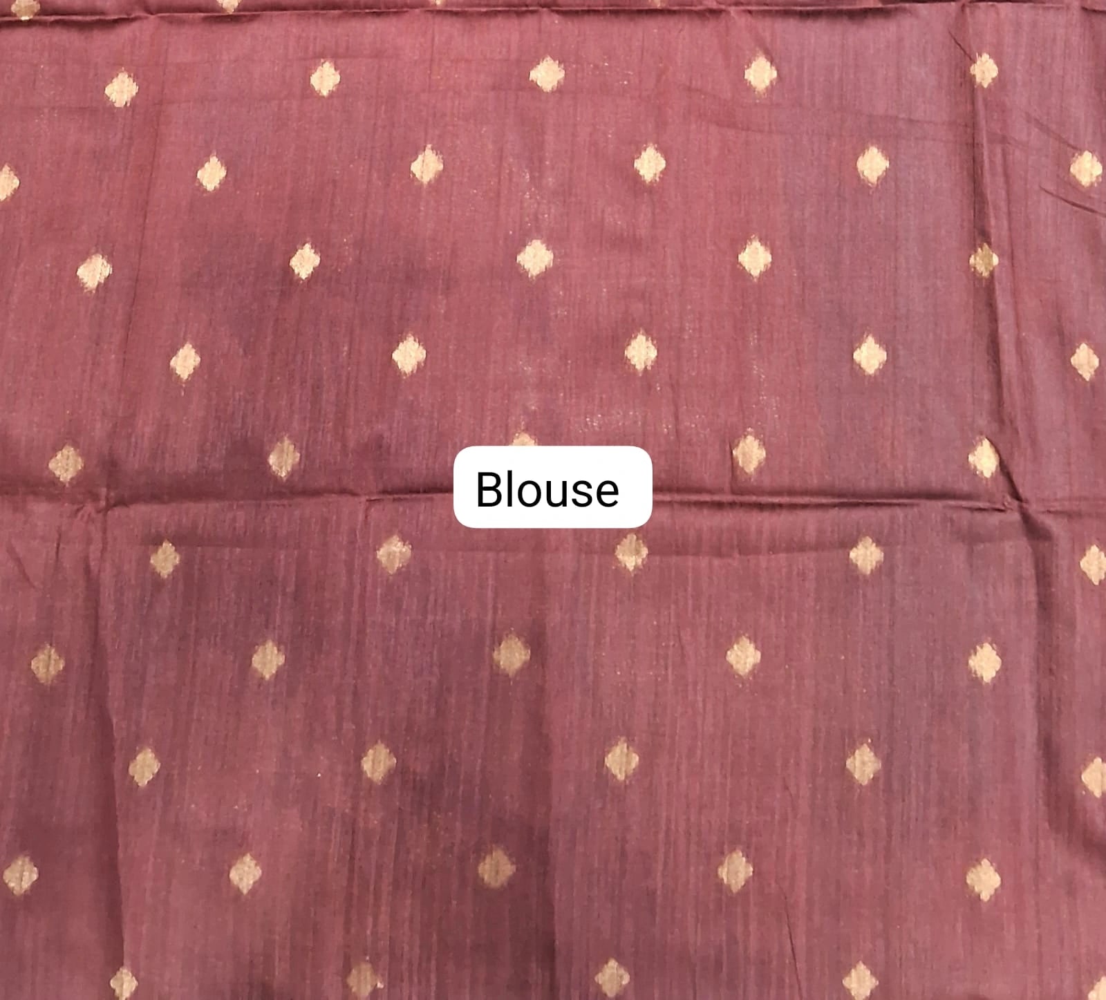 Sky Blue Chandheri Pattu Saree Blouse