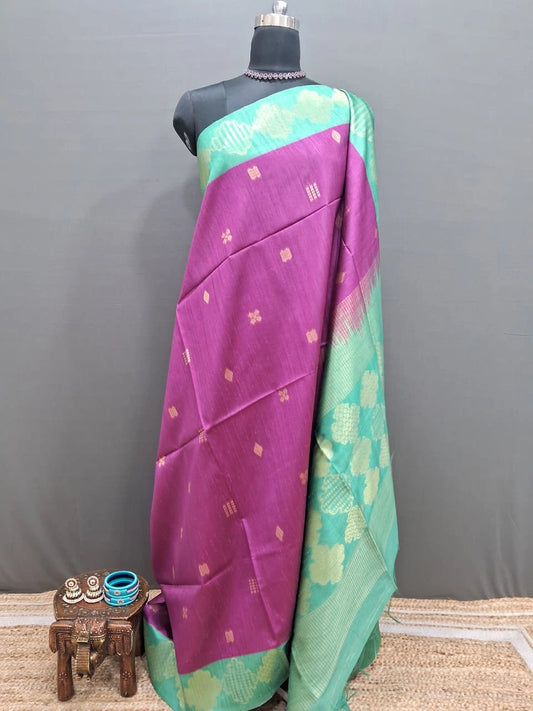 Raspberry Pink Chandheri Pattu Saree