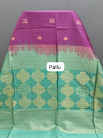 Raspberry Pink Chandheri Pattu Saree Pallu