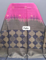 Pink Chandheri Pattu Saree Pallu