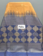 Mustard Yellow Chandheri Pattu Saree Pallu