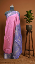 Light Pink Chandheri Pattu saree