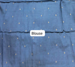 Bright Green Chandheri Pattu saree Blouse