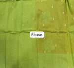 Fire Red Chandheri Pattu saree Blouse
