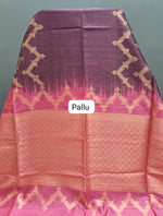 Dark Onion Pink Chandheri Pattu saree Pallu