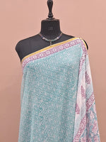 White Pure Chiffon Saree 1