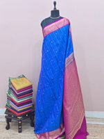 Royal Blue Kanchi Semi Silk Saree 