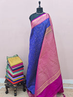 Royal Blue Kanchi Semi Silk Saree 