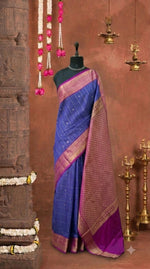 Royal Blue Kanchi Semi Silk Saree 