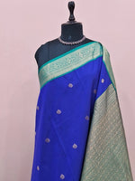 Royal Blue Kanchi Semi Silk Saree 1