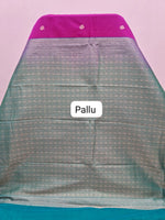 Rani Pink Kanchi Semi Silk Saree pallu