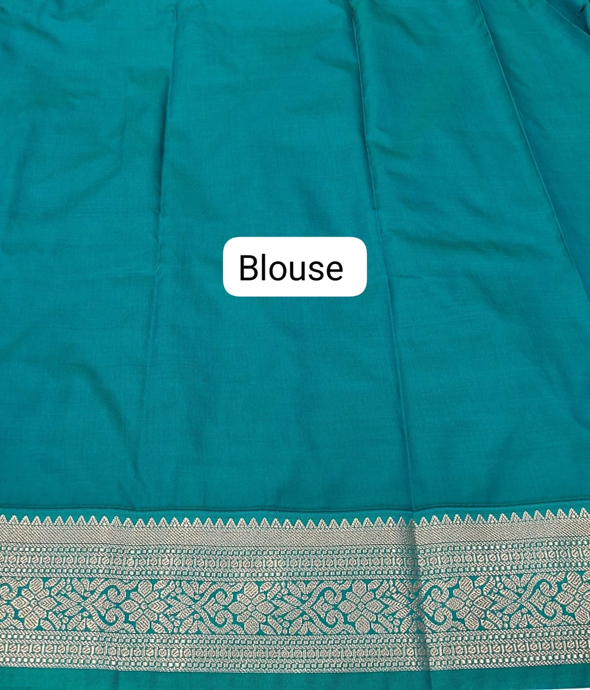 Rani Pink Kanchi Semi Silk Saree blouse