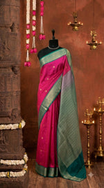 Pink Kanchi Semi Silk Saree 
