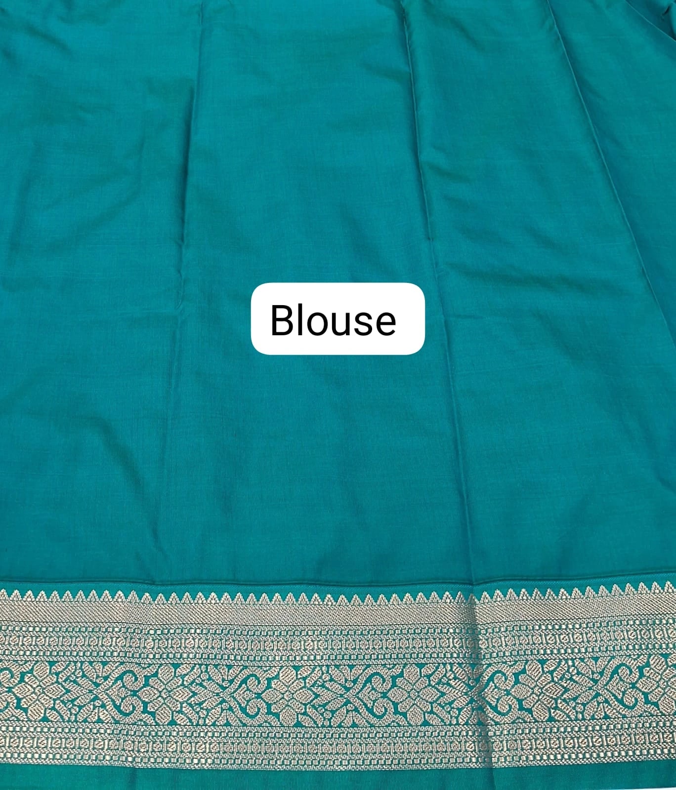 Mustard Yellow Kanchi Semi Silk Saree blouse
