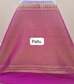 Lavender Kanchi Semi Silk Saree Pallu