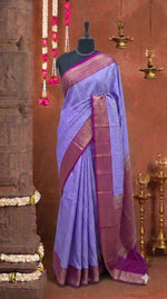 Lavender Kanchi Semi Silk Saree 