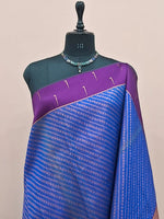 Blue Kanchi Semi Silk Saree 1