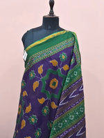 Violet Malai Cotton Saree 1