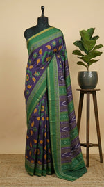 Violet Malai Cotton Saree 