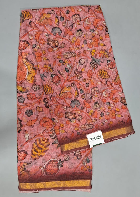 Rose Pink Kota Saree