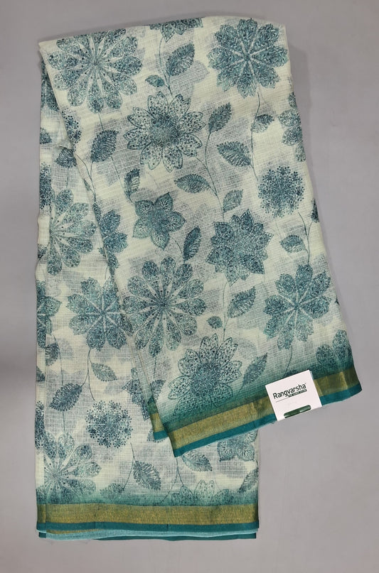 Off-White Kota Saree