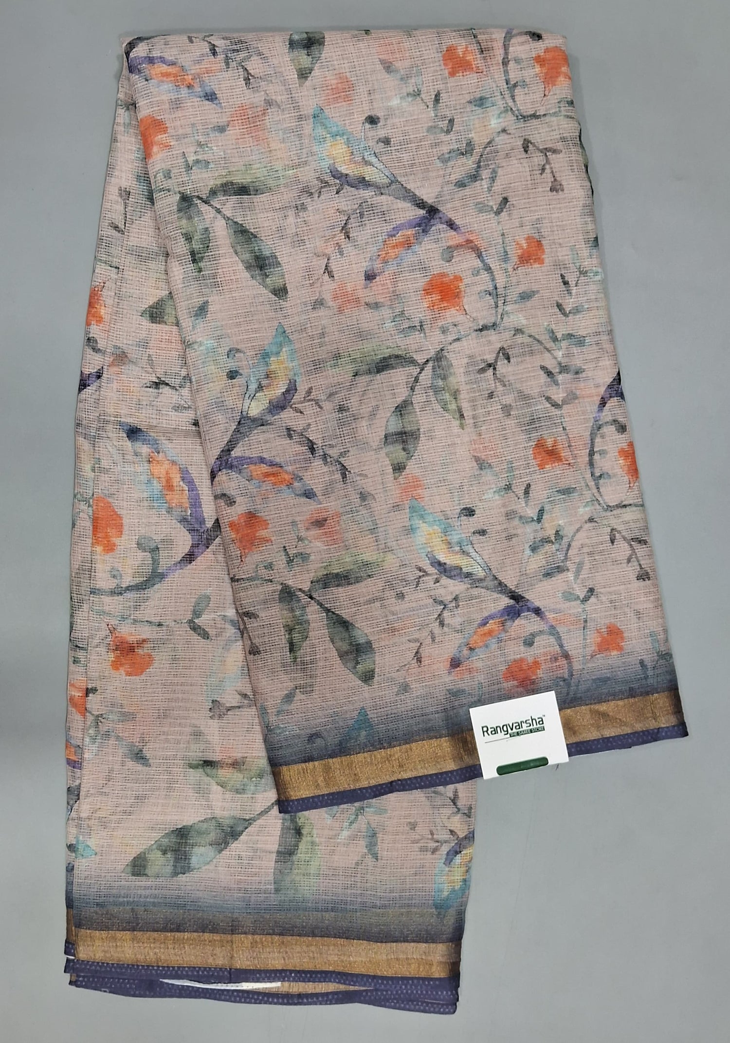 Beige Kota Saree