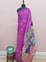 Pink Cotton Kota Saree 