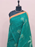 Rama Green Cotton Kota Saree 1