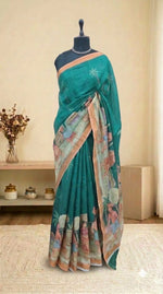 Rama Green Cotton Kota Saree