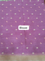 Rani Pink Cotton Kota Saree Blouse