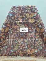 Brown Pure Cotton Kota saree Pallu