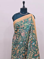 Green Cotton Kota Saree 1