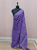 Purple Cotton Kota Saree 